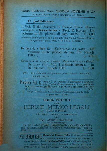 La nuova rivista clinico-terapeutica