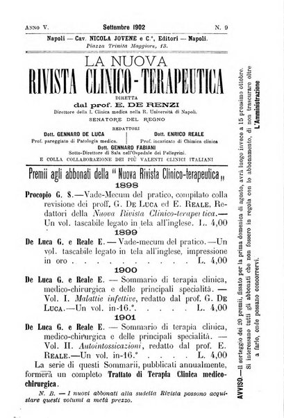 La nuova rivista clinico-terapeutica