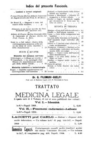 La nuova rivista clinico-terapeutica