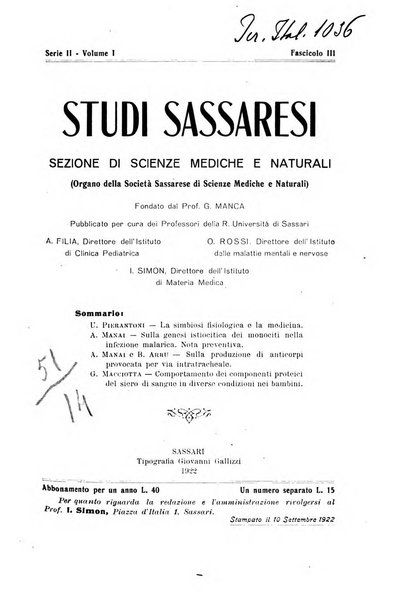 Studi sassaresi