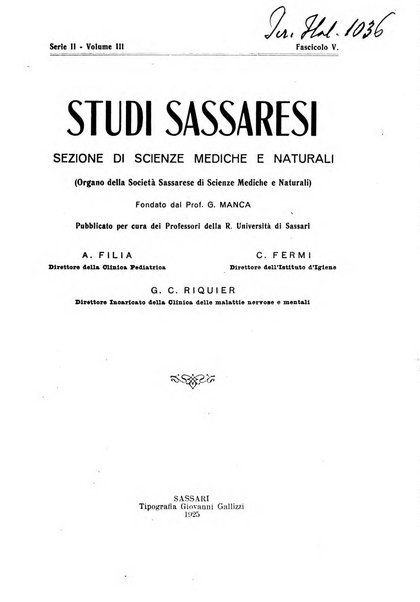 Studi sassaresi