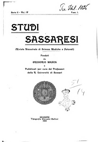 Studi sassaresi