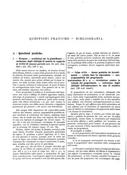 Rassegna giuridica della circolazione stradale nuova serie della Giustizia automobilistica