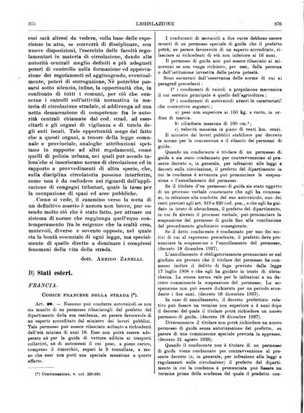 Rassegna giuridica della circolazione stradale nuova serie della Giustizia automobilistica