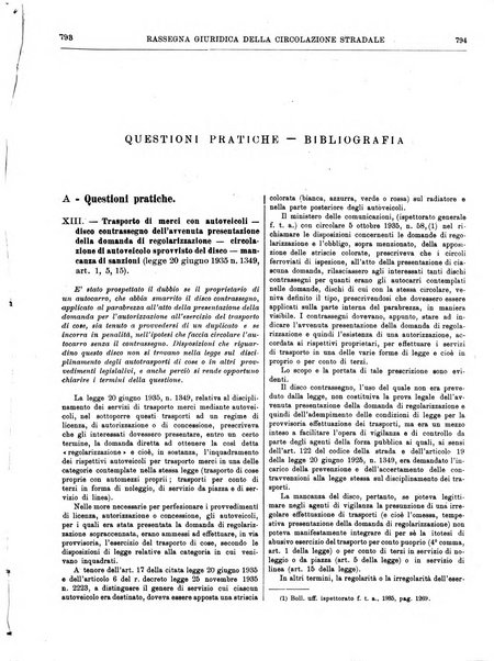 Rassegna giuridica della circolazione stradale nuova serie della Giustizia automobilistica