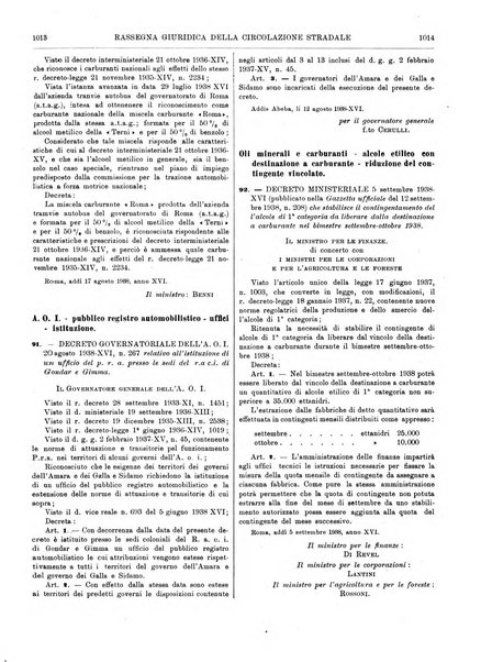 Rassegna giuridica della circolazione stradale nuova serie della Giustizia automobilistica