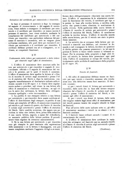 Rassegna giuridica della circolazione stradale nuova serie della Giustizia automobilistica