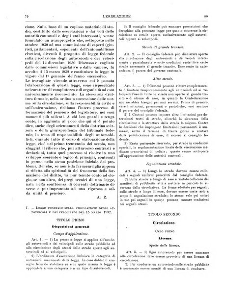 Rassegna giuridica della circolazione stradale nuova serie della Giustizia automobilistica