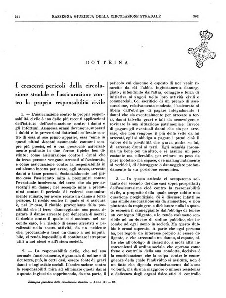 Rassegna giuridica della circolazione stradale nuova serie della Giustizia automobilistica