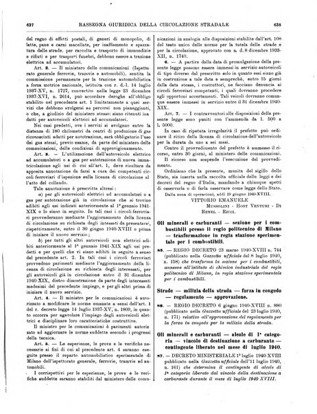 Rassegna giuridica della circolazione stradale nuova serie della Giustizia automobilistica