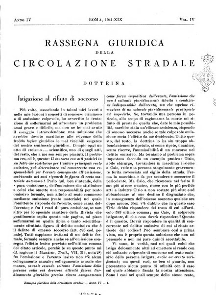 Rassegna giuridica della circolazione stradale nuova serie della Giustizia automobilistica