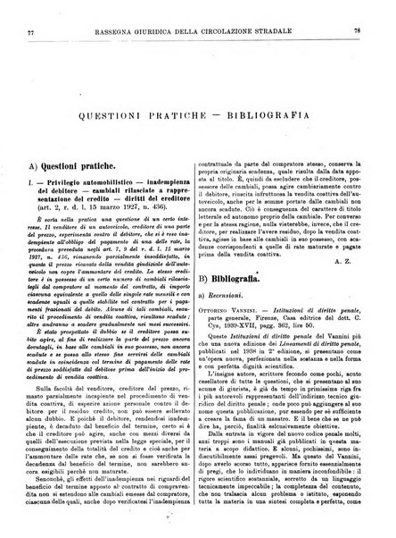 Rassegna giuridica della circolazione stradale nuova serie della Giustizia automobilistica