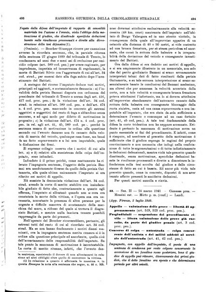 Rassegna giuridica della circolazione stradale nuova serie della Giustizia automobilistica