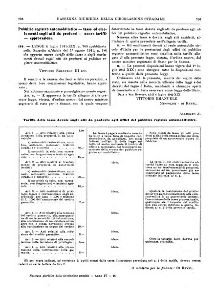 Rassegna giuridica della circolazione stradale nuova serie della Giustizia automobilistica