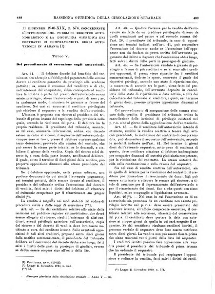 Rassegna giuridica della circolazione stradale nuova serie della Giustizia automobilistica