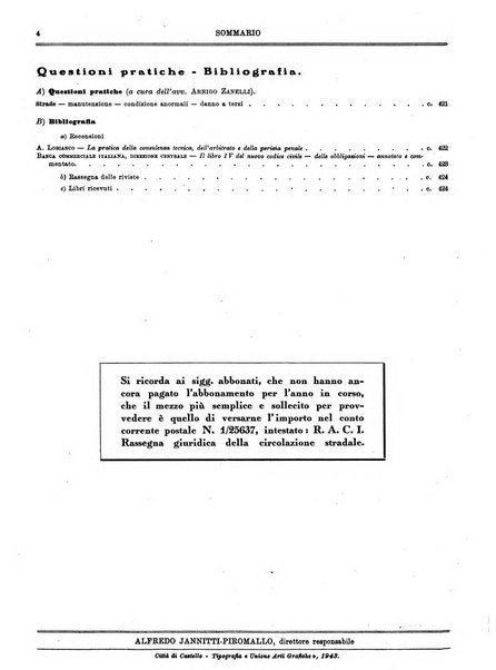 Rassegna giuridica della circolazione stradale nuova serie della Giustizia automobilistica