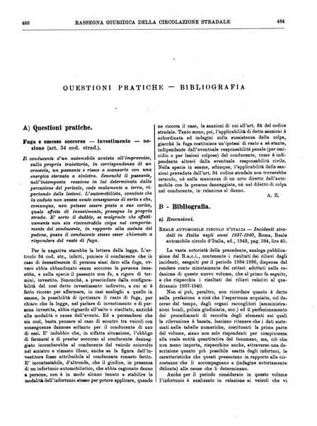 Rassegna giuridica della circolazione stradale nuova serie della Giustizia automobilistica