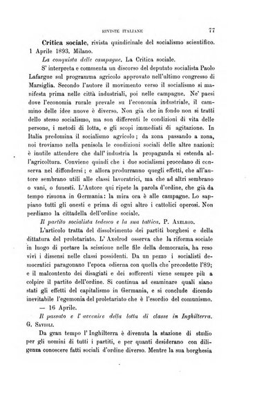 Rivista internazionale di scienze sociali e discipline ausiliarie pubblicazione periodica dell'Unione cattolica per gli studi sociali in Italia