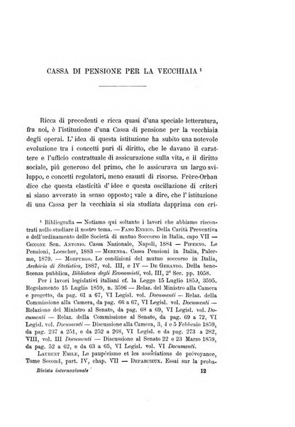 Rivista internazionale di scienze sociali e discipline ausiliarie pubblicazione periodica dell'Unione cattolica per gli studi sociali in Italia