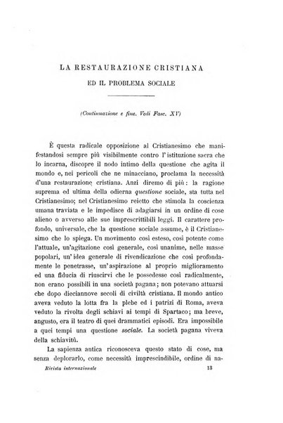 Rivista internazionale di scienze sociali e discipline ausiliarie pubblicazione periodica dell'Unione cattolica per gli studi sociali in Italia