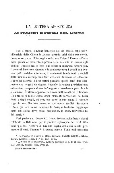 Rivista internazionale di scienze sociali e discipline ausiliarie pubblicazione periodica dell'Unione cattolica per gli studi sociali in Italia