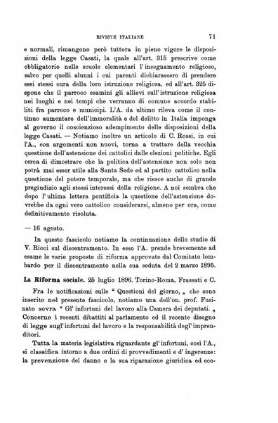 Rivista internazionale di scienze sociali e discipline ausiliarie pubblicazione periodica dell'Unione cattolica per gli studi sociali in Italia