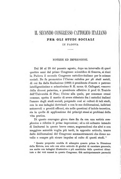 Rivista internazionale di scienze sociali e discipline ausiliarie pubblicazione periodica dell'Unione cattolica per gli studi sociali in Italia