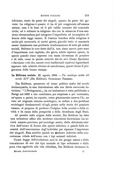 Rivista internazionale di scienze sociali e discipline ausiliarie pubblicazione periodica dell'Unione cattolica per gli studi sociali in Italia