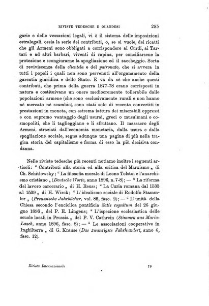 Rivista internazionale di scienze sociali e discipline ausiliarie pubblicazione periodica dell'Unione cattolica per gli studi sociali in Italia