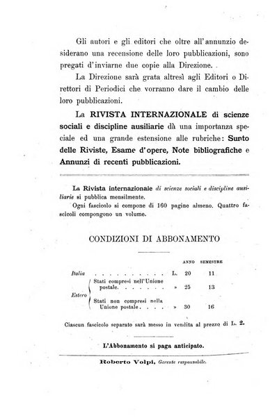 Rivista internazionale di scienze sociali e discipline ausiliarie pubblicazione periodica dell'Unione cattolica per gli studi sociali in Italia