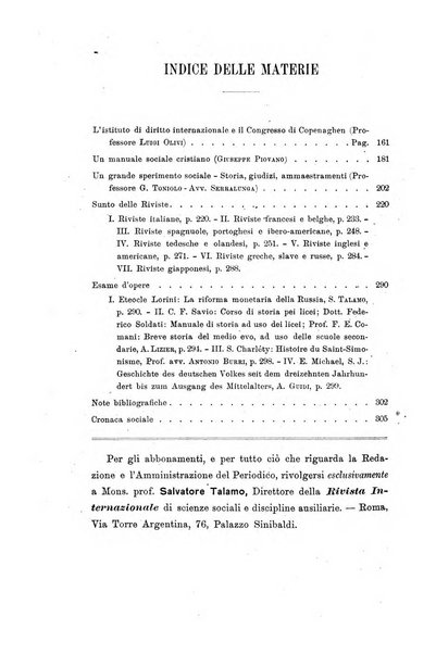 Rivista internazionale di scienze sociali e discipline ausiliarie pubblicazione periodica dell'Unione cattolica per gli studi sociali in Italia