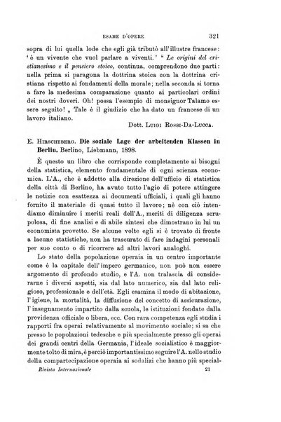 Rivista internazionale di scienze sociali e discipline ausiliarie pubblicazione periodica dell'Unione cattolica per gli studi sociali in Italia