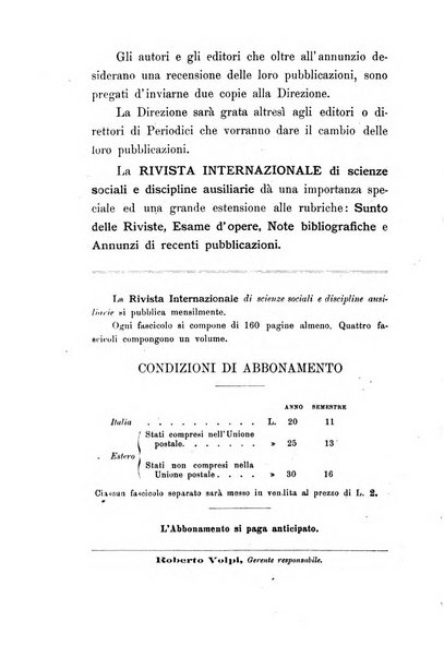 Rivista internazionale di scienze sociali e discipline ausiliarie pubblicazione periodica dell'Unione cattolica per gli studi sociali in Italia