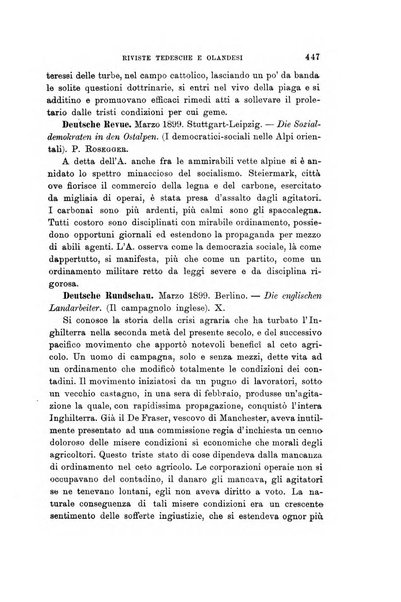 Rivista internazionale di scienze sociali e discipline ausiliarie pubblicazione periodica dell'Unione cattolica per gli studi sociali in Italia