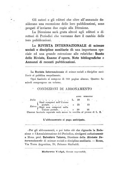 Rivista internazionale di scienze sociali e discipline ausiliarie pubblicazione periodica dell'Unione cattolica per gli studi sociali in Italia