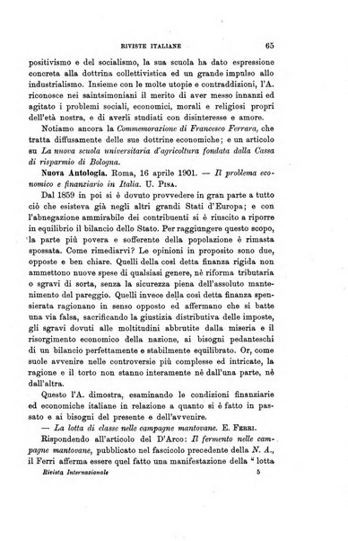 Rivista internazionale di scienze sociali e discipline ausiliarie pubblicazione periodica dell'Unione cattolica per gli studi sociali in Italia