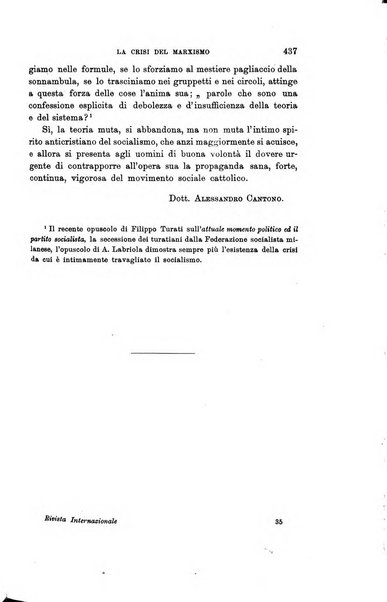 Rivista internazionale di scienze sociali e discipline ausiliarie pubblicazione periodica dell'Unione cattolica per gli studi sociali in Italia