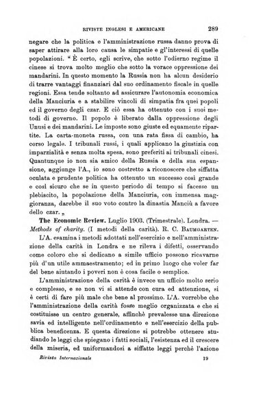 Rivista internazionale di scienze sociali e discipline ausiliarie pubblicazione periodica dell'Unione cattolica per gli studi sociali in Italia