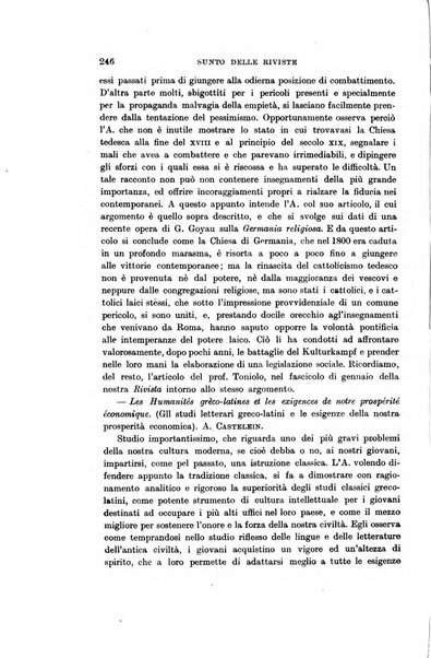 Rivista internazionale di scienze sociali e discipline ausiliarie pubblicazione periodica dell'Unione cattolica per gli studi sociali in Italia