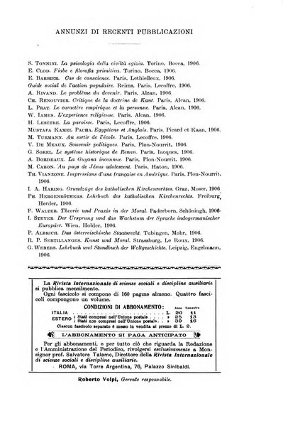 Rivista internazionale di scienze sociali e discipline ausiliarie pubblicazione periodica dell'Unione cattolica per gli studi sociali in Italia