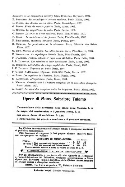 Rivista internazionale di scienze sociali e discipline ausiliarie pubblicazione periodica dell'Unione cattolica per gli studi sociali in Italia