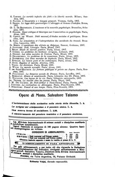 Rivista internazionale di scienze sociali e discipline ausiliarie pubblicazione periodica dell'Unione cattolica per gli studi sociali in Italia