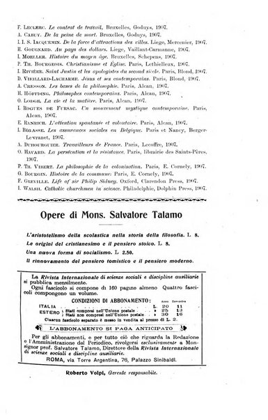 Rivista internazionale di scienze sociali e discipline ausiliarie pubblicazione periodica dell'Unione cattolica per gli studi sociali in Italia