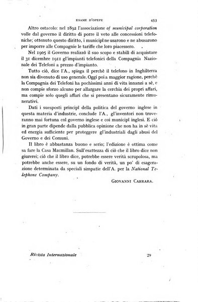 Rivista internazionale di scienze sociali e discipline ausiliarie pubblicazione periodica dell'Unione cattolica per gli studi sociali in Italia