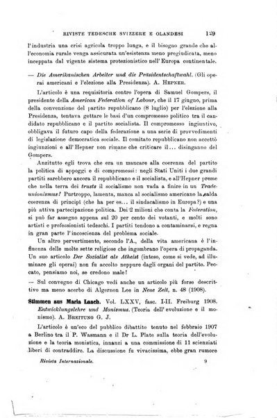 Rivista internazionale di scienze sociali e discipline ausiliarie pubblicazione periodica dell'Unione cattolica per gli studi sociali in Italia