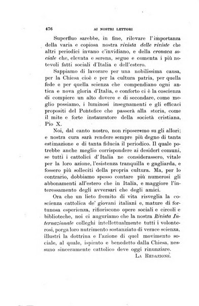 Rivista internazionale di scienze sociali e discipline ausiliarie pubblicazione periodica dell'Unione cattolica per gli studi sociali in Italia