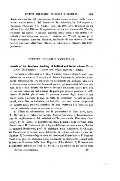 Rivista internazionale di scienze sociali e discipline ausiliarie pubblicazione periodica dell'Unione cattolica per gli studi sociali in Italia