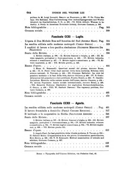 Rivista internazionale di scienze sociali e discipline ausiliarie pubblicazione periodica dell'Unione cattolica per gli studi sociali in Italia