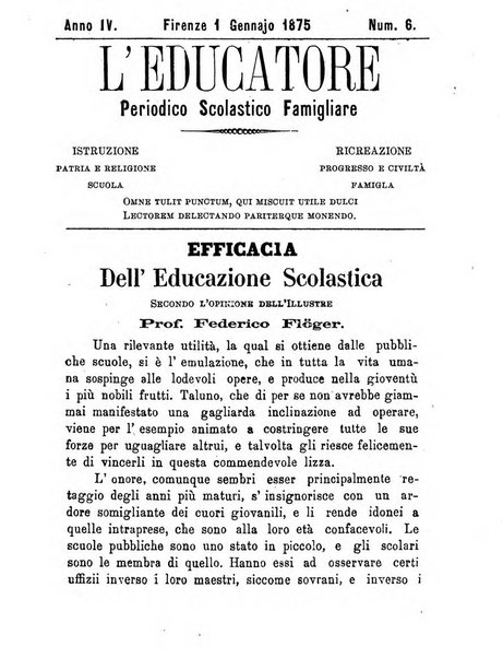 L'educatore Letture morali ricreative per la gioventù