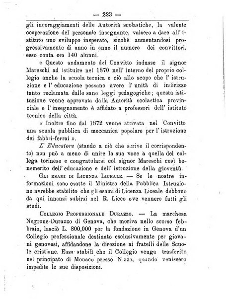 L'educatore Letture morali ricreative per la gioventù